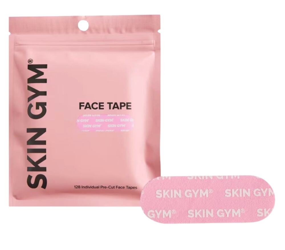 Skin Gym Face Tape 128ct + Mouth Tape 30ct Pink Beauty Sleep Set NEW